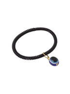 NVR Women Black Evil Eye Adjustable Bracelet - Distacart