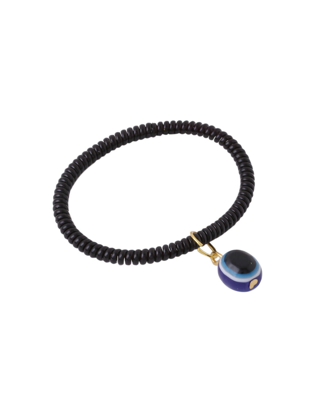 NVR Women Black Evil Eye Adjustable Bracelet - Distacart