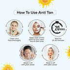 VCare Anti-Tan Facial Pack For Glowing Skin