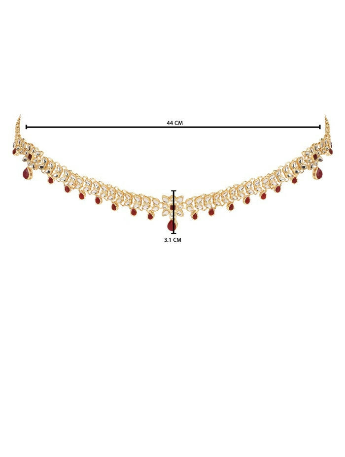 Joban Fashion Red Zinc Alloy Waist Chain For Women - Distacart