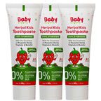 Babyorgano 100% Ayurvedic Herbal Kids Toothpaste - Strawberry Flavor