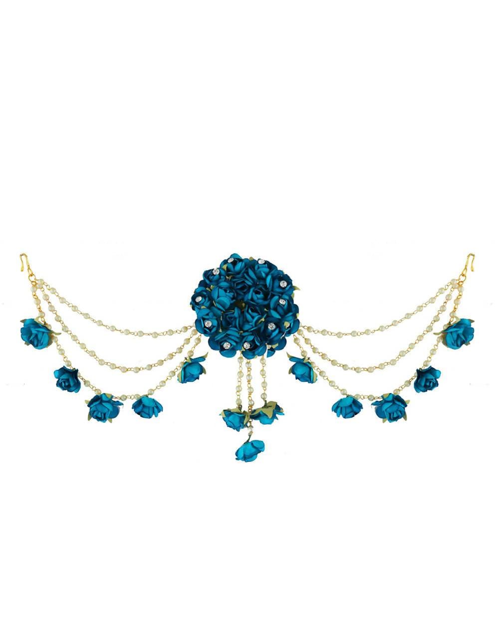 Blue Flower Hair Accessories
