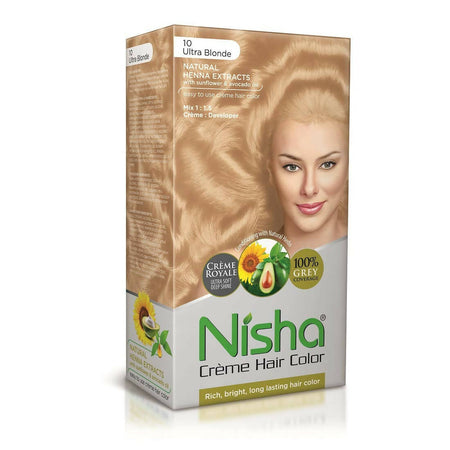 Nisha Creme Hair Color Ultra Blonde