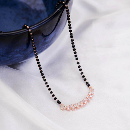 Joban Fashion Women White Ad Mangalsutra
