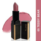 FLiCKA Lip Poetry Matte Lipstick Shade 05 Teddy Bear - Pink Nude
