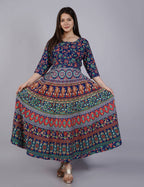 Vamika Multicolor Cotton Printed Party/Casual Wear Kurti (GAM18K)