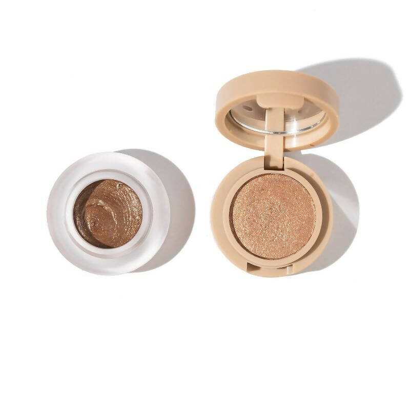Simply Nam Illuminating Cream & Powder Eyeshadow - Rustic Chocolate Brown