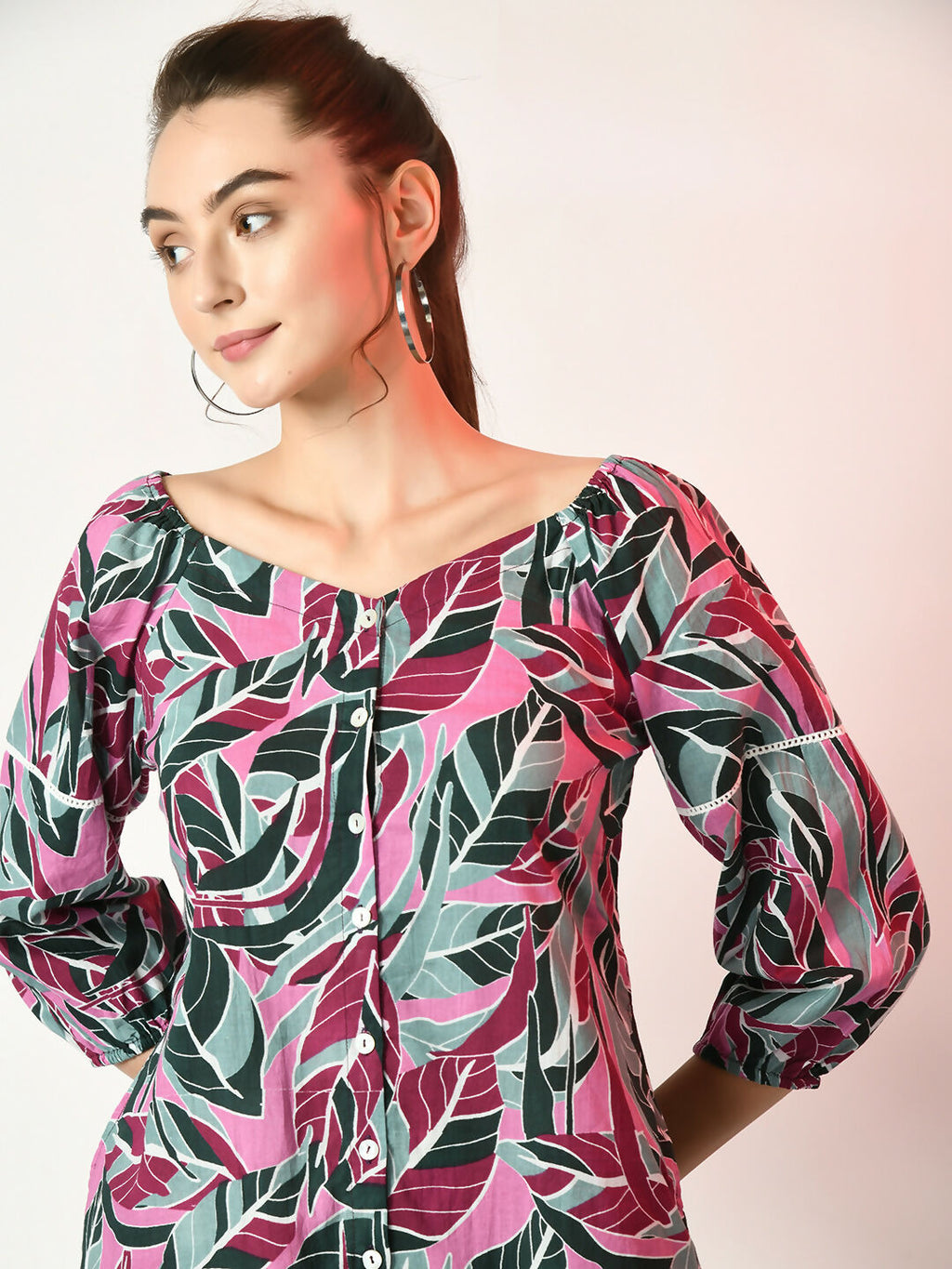 Myshka Women's Multi Printed Dress - Distacart