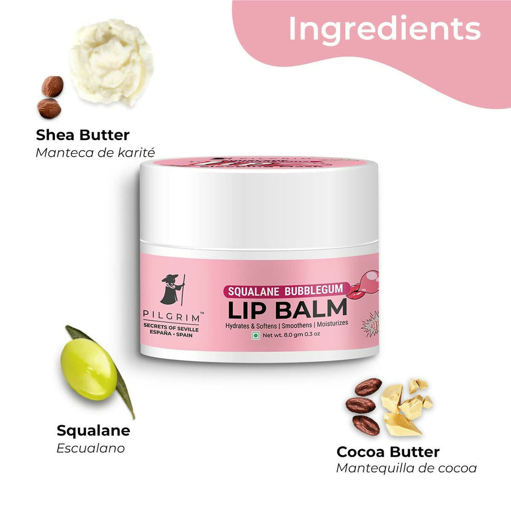 Pilgrim Spanish Lip Balm (Bubblegum) For Dark Lips, Soothing & Hydrating Dry & Chapped Lips - Distacart