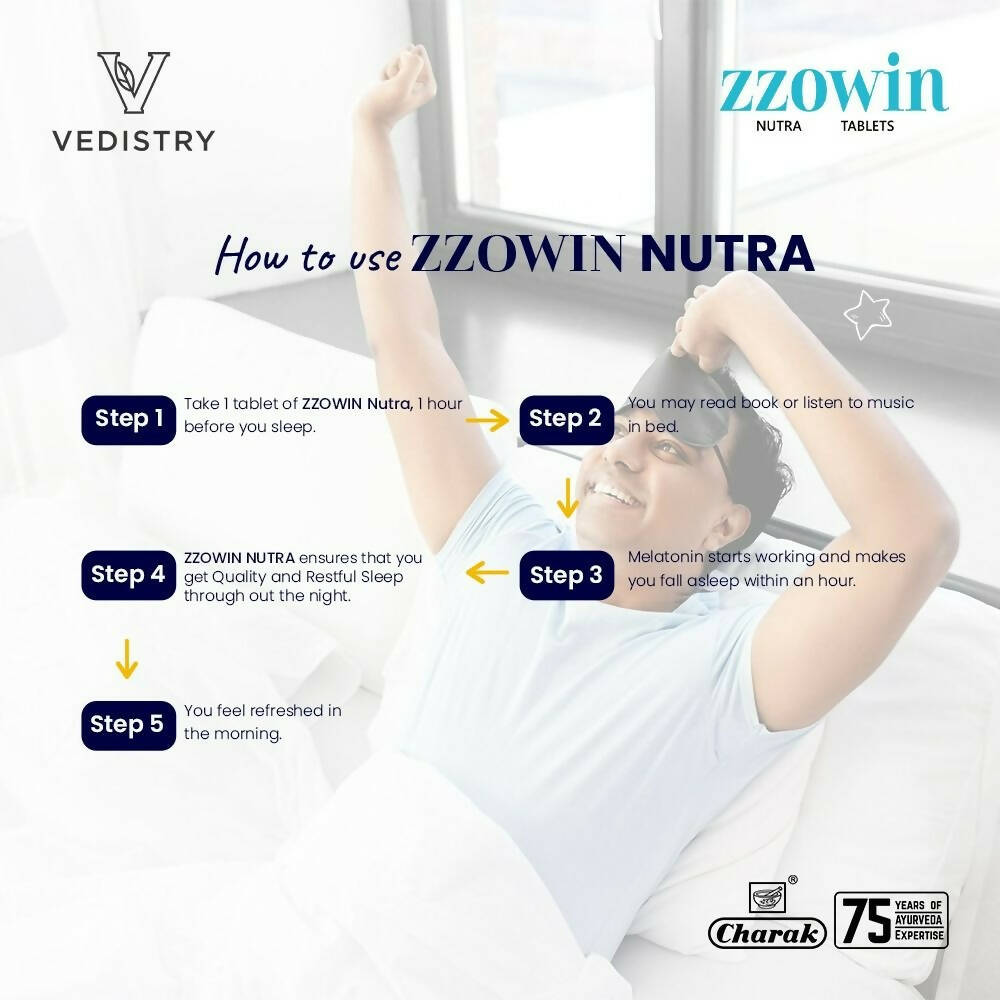 Vedistry Zzowin Nutra Tablets - Distacart