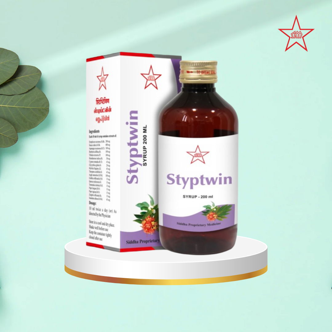 Skm Ayurveda Styptwin Syrup - Distacart