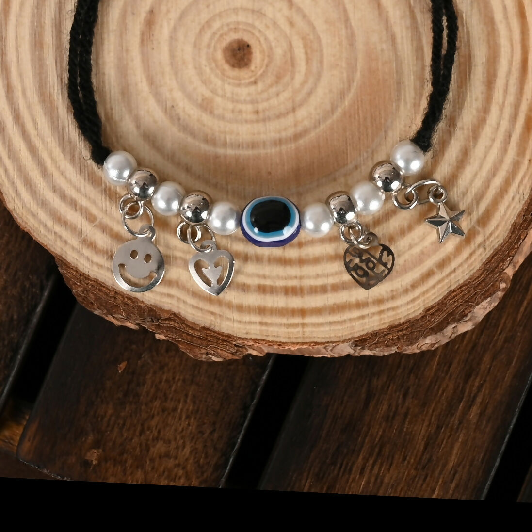 NVR Women Set of 2 Evil Eye Adjustable Anklet - Distacart