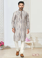 Joban Fashion Men's multicolor Cotton printed Kurta Pyjama set