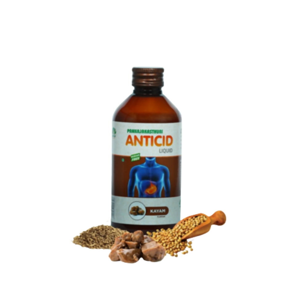Pankajakasthuri Anticid Liquid Kayam - Distacart