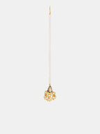 Ruby Raang Gold Polished Gold Kundan Maang Tikka - Distacart