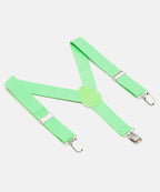 Manet Boys Solid Suspenders - Green