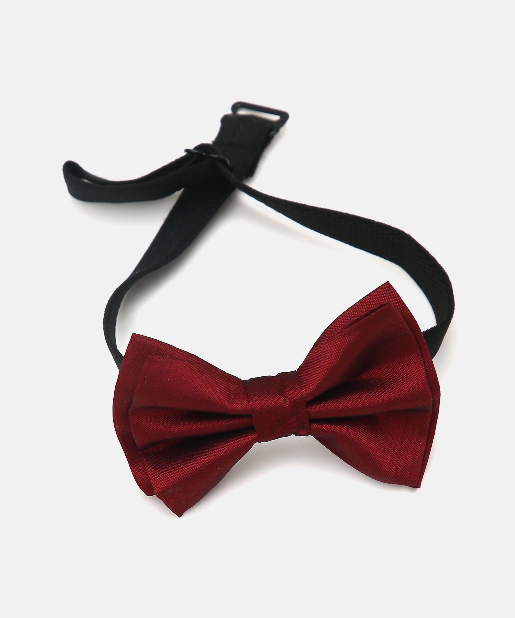 Manet Boys Solid Double Layer Bow - Maroon