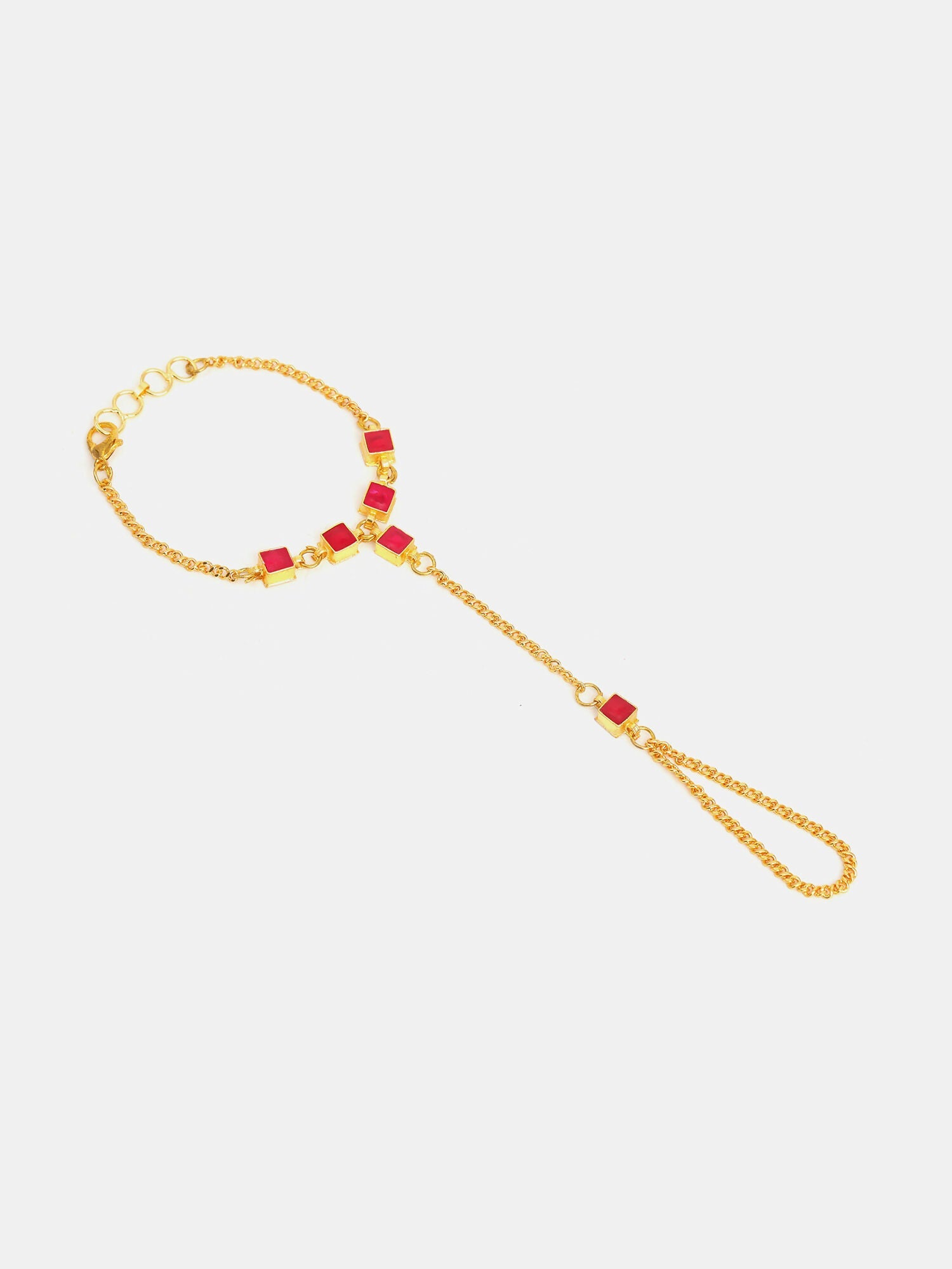 Ruby Raang Stone Embedded Handler - Distacart