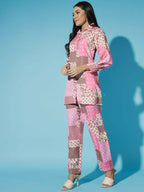 Myshka Women Multi - Printed Bling & Sparkly Co-Ords - Distacart