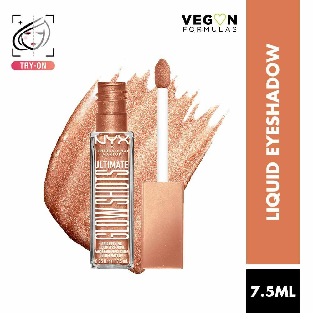 NYX Professional Makeup Ultimate Glow Shots Liquid Eyeshadow - Golden Goji