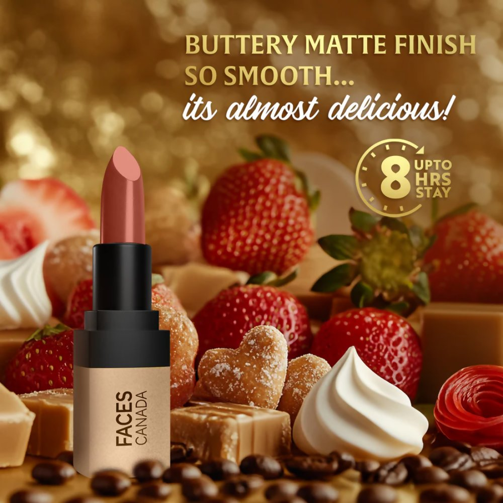 Faces Canada Comfy Matte Velvet Touch Lipstick - Mocha Mousse 14