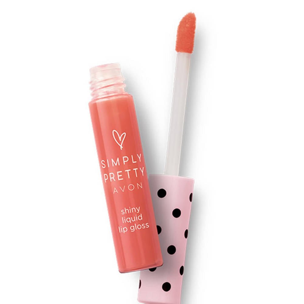 Avon Simply Pretty Shiny Liquid Lipgloss - Caramel Shine