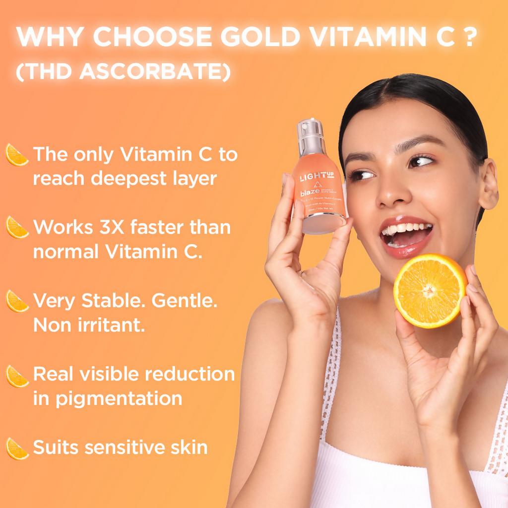 Light Up Thd Ascorbate Vitamin C Face Serum For Glowing Skin