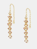 Ruby Raang Rose Mist Pearl Earrings - Distacart