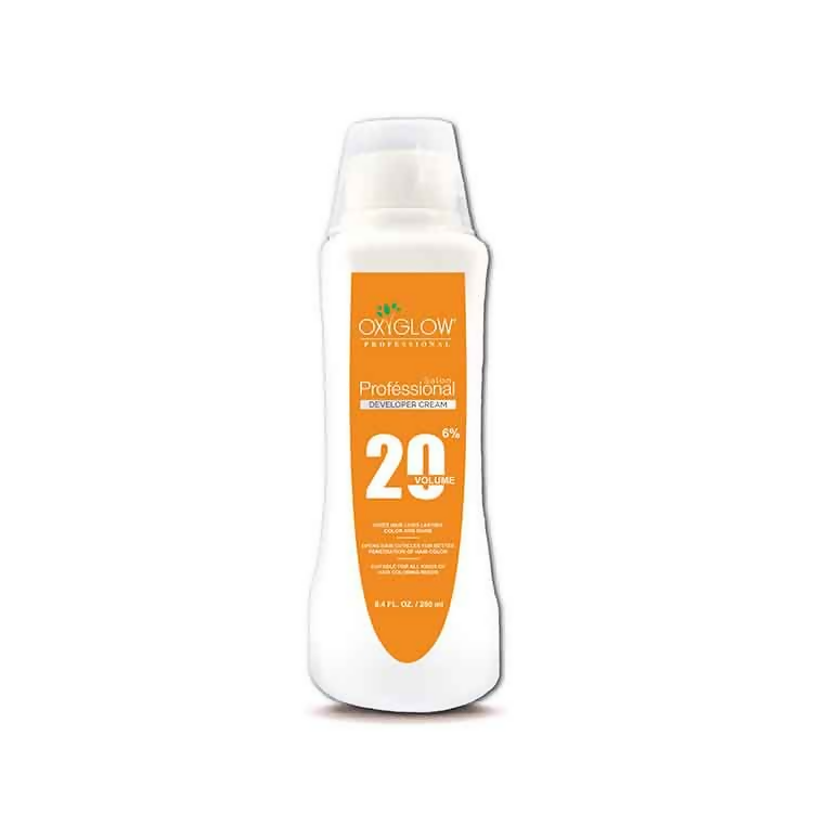 Oxyglow Herbals Professional Hair Color Developer - 20 Volume (6%) Orange