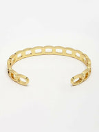 NVR Men's Gold Plated Cuff Bracelet - Distacart