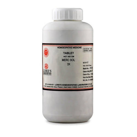 Lord's Homeopathy Merc Sol Tablets