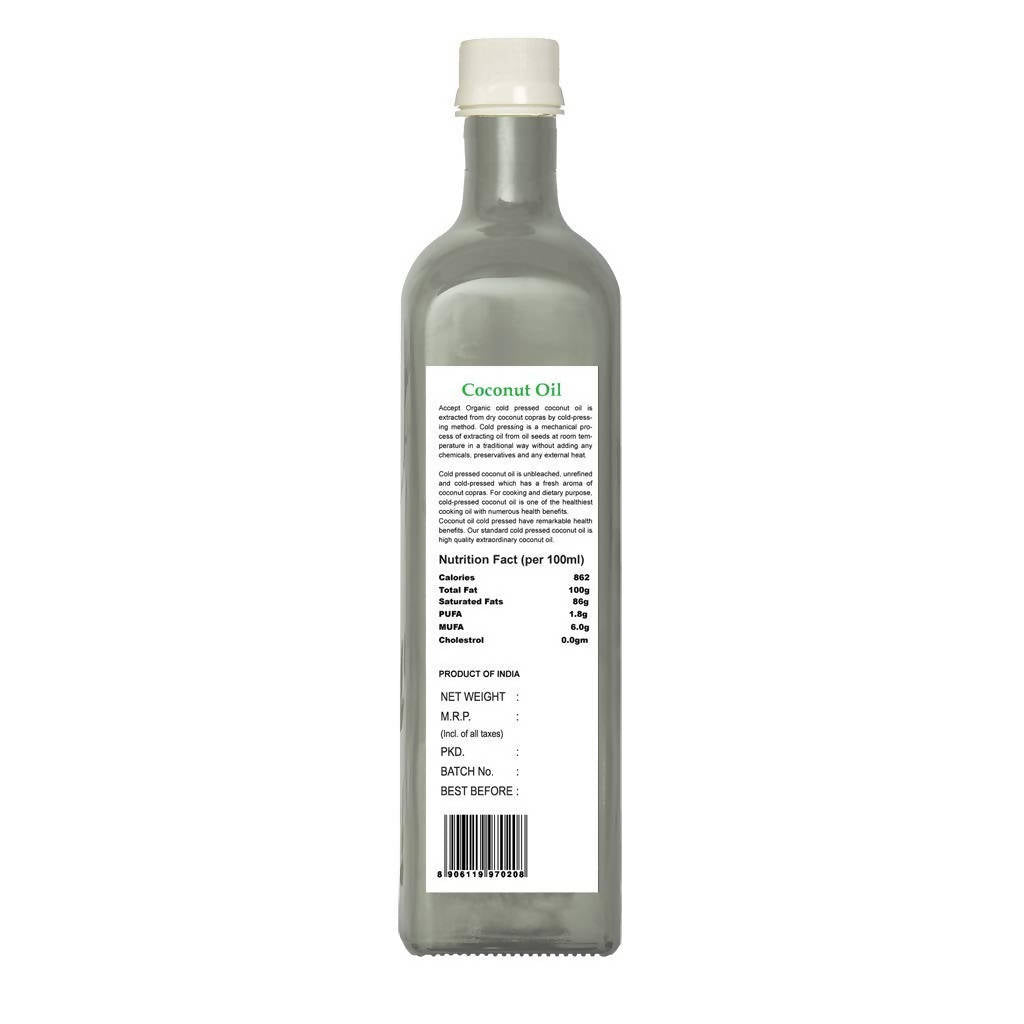 Accept Organic & Natural Products Cold Pressed Coconut Oil