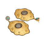 Nuyug 18k Gold-Plated American Diamond Studded Anti Tarnish Contemporary Dangler Earrings - Distacart