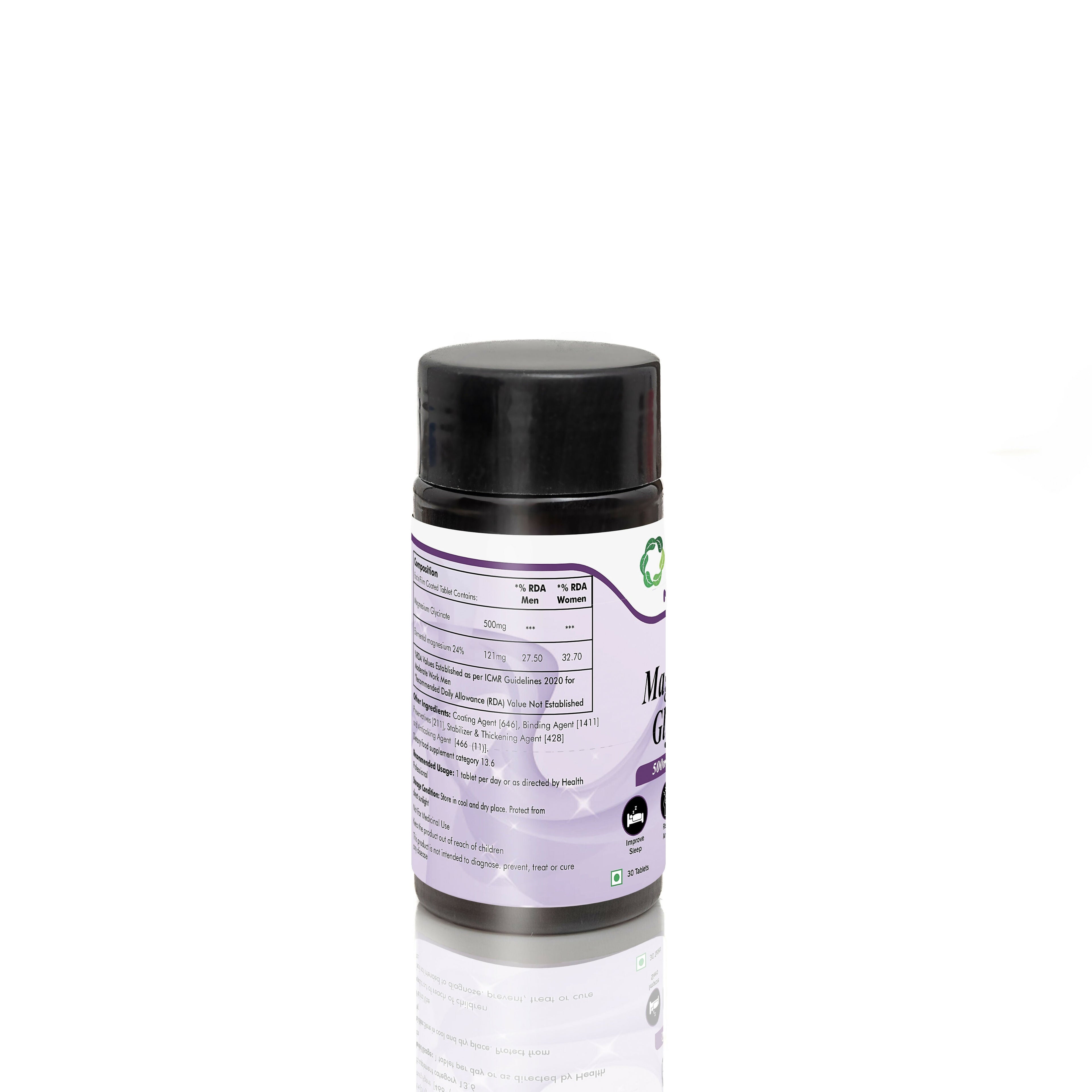 Ventin Organics Magjaz Magnesium Glycinate Tablets