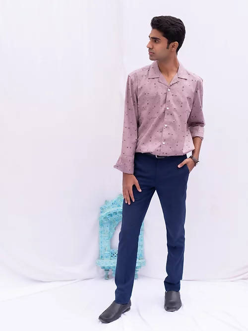 Diva Globe Rayon Printed Shirt With Lapel Collar - Distacart