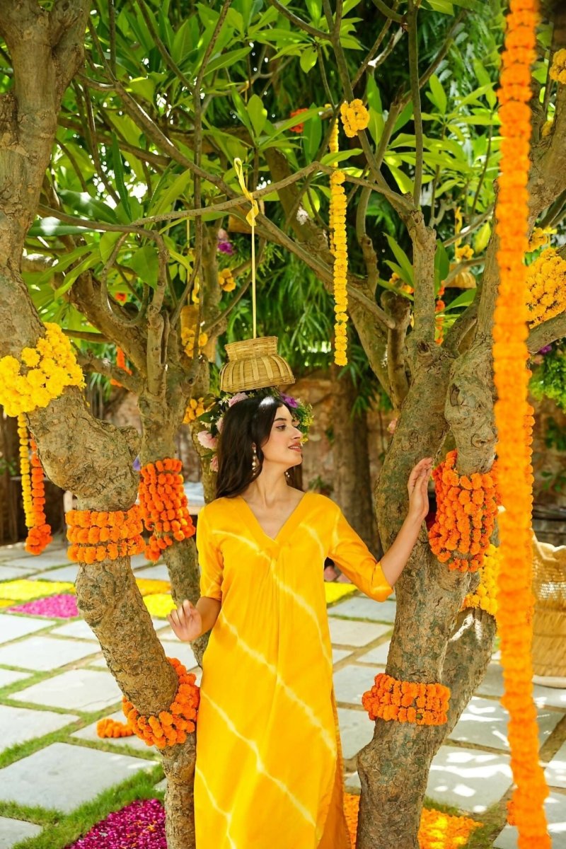 Aayaa Pure Muslin printed Kurti & Pant - Multi Color