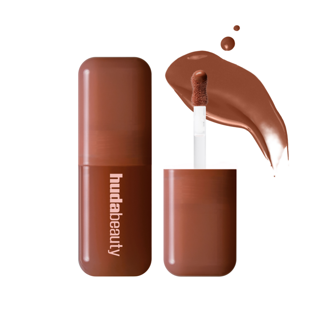 Huda Beauty Icy Nude Faux Filler Lip Gloss - She Glitzy
