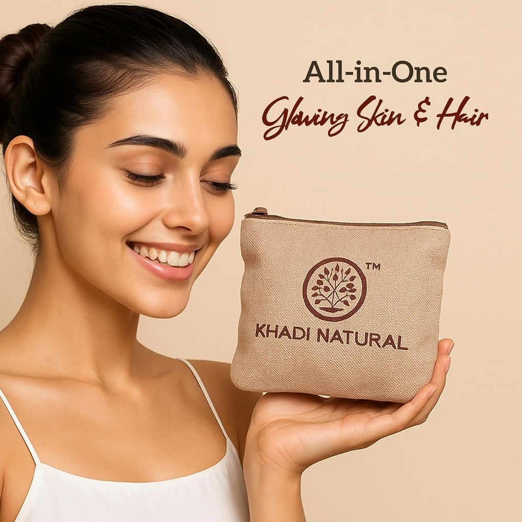 Khadi Natural Travel Kit Skincare & Haircare Essentials On-The-Go