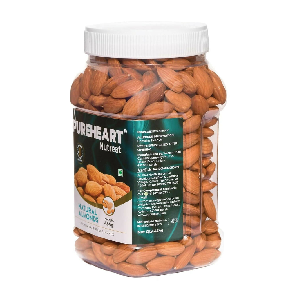 Pureheart Nutreat Natural Almonds - Distacart