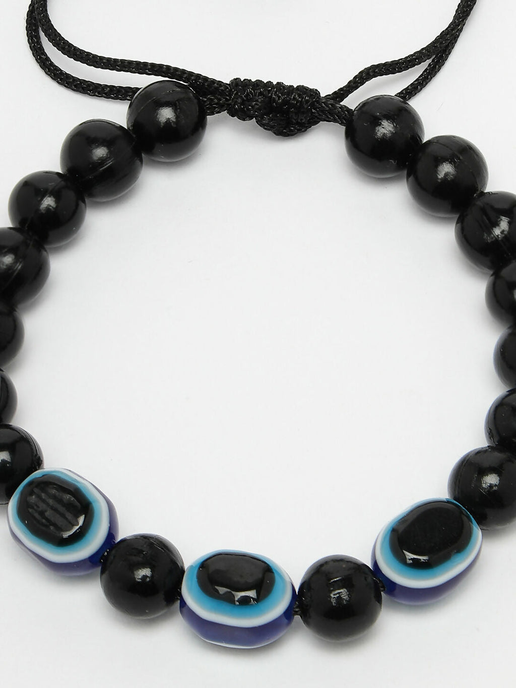 NVR Men & Women Evil Eye Men & Women Black Thread Bracelet - Distacart