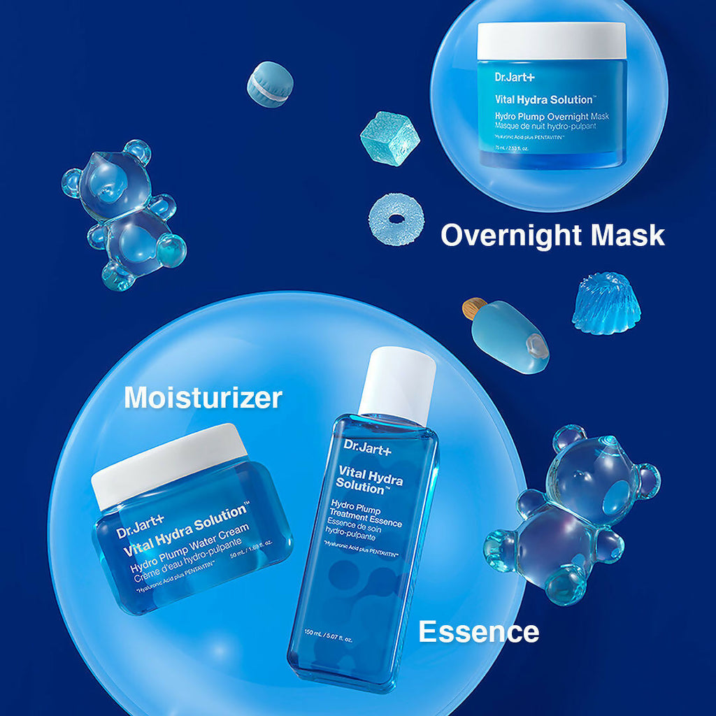 Dr.Jart+ Vital Hydra Solution Hydro Plump Overnight Mask with Hyaluronic Acid to Rebuild Skin Barrier