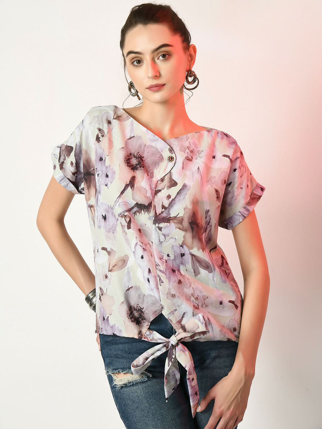 Myshka Women's Multi Printed Top
