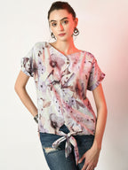 Myshka Women's Multi Printed Top