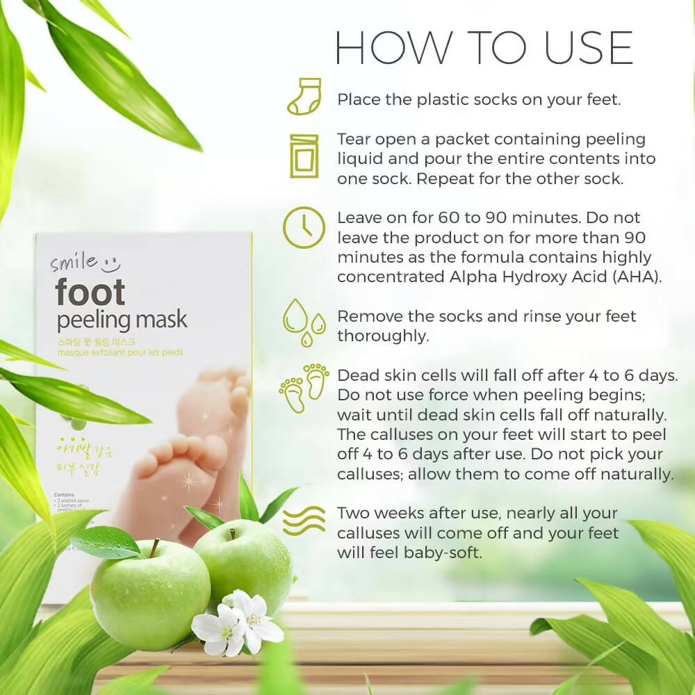 The Face Shop Smile Foot Peeling Mask - Korean Skincare