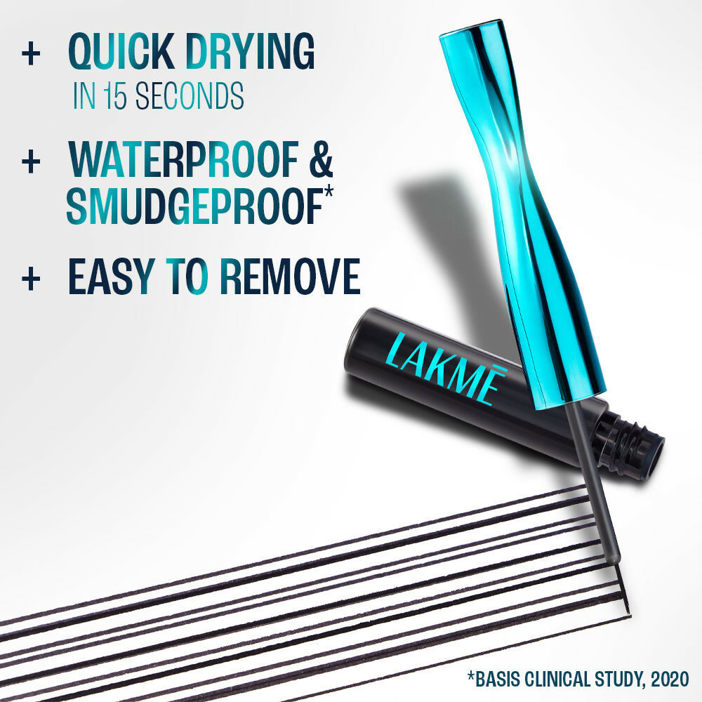 Lakme 9 To 5 Eyeconic Liquid Eyeliner - Deep Brown