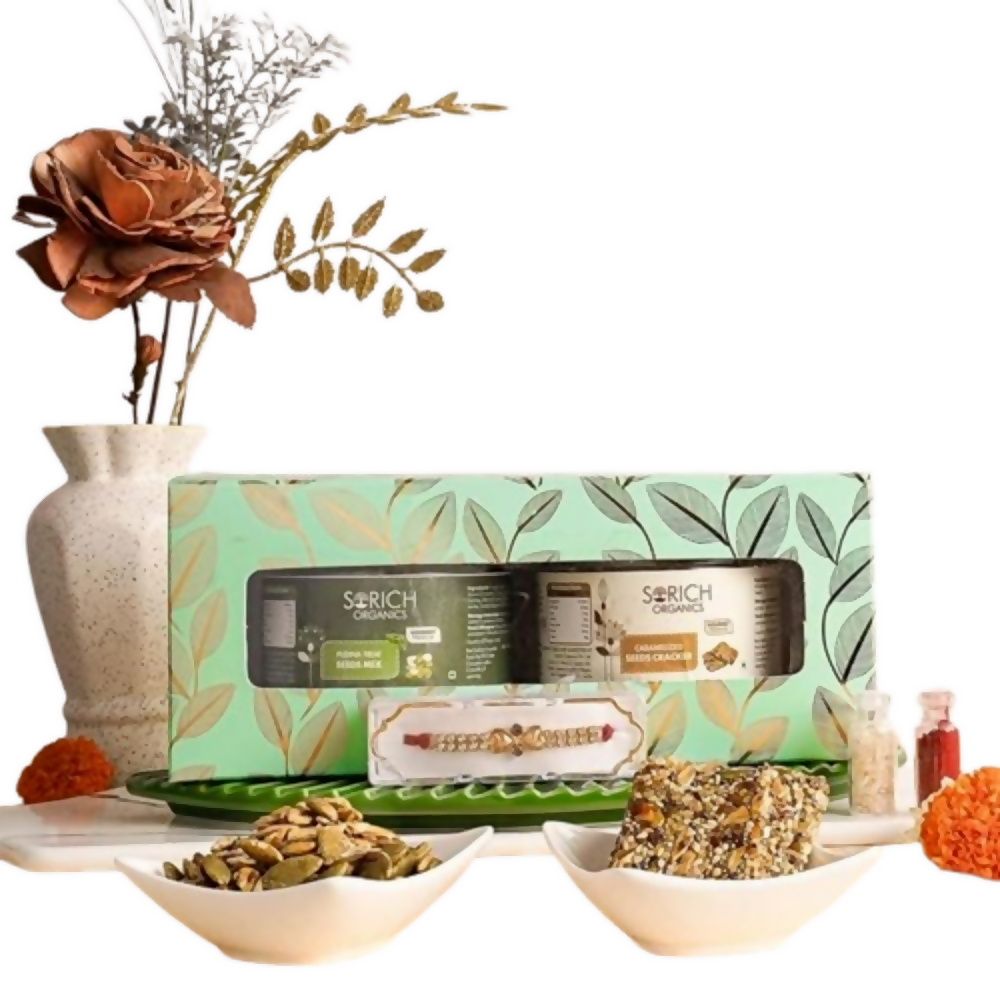 Sorich Organics Rakshabandhan Gift Hamper for Brother Rakhi Celebrations - Distacart