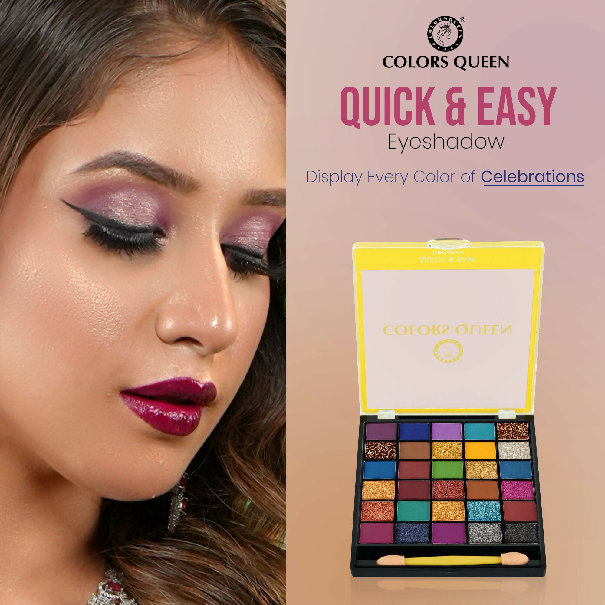 Colors Queen Quick & Easy Eyeshadow Multicolor - 02