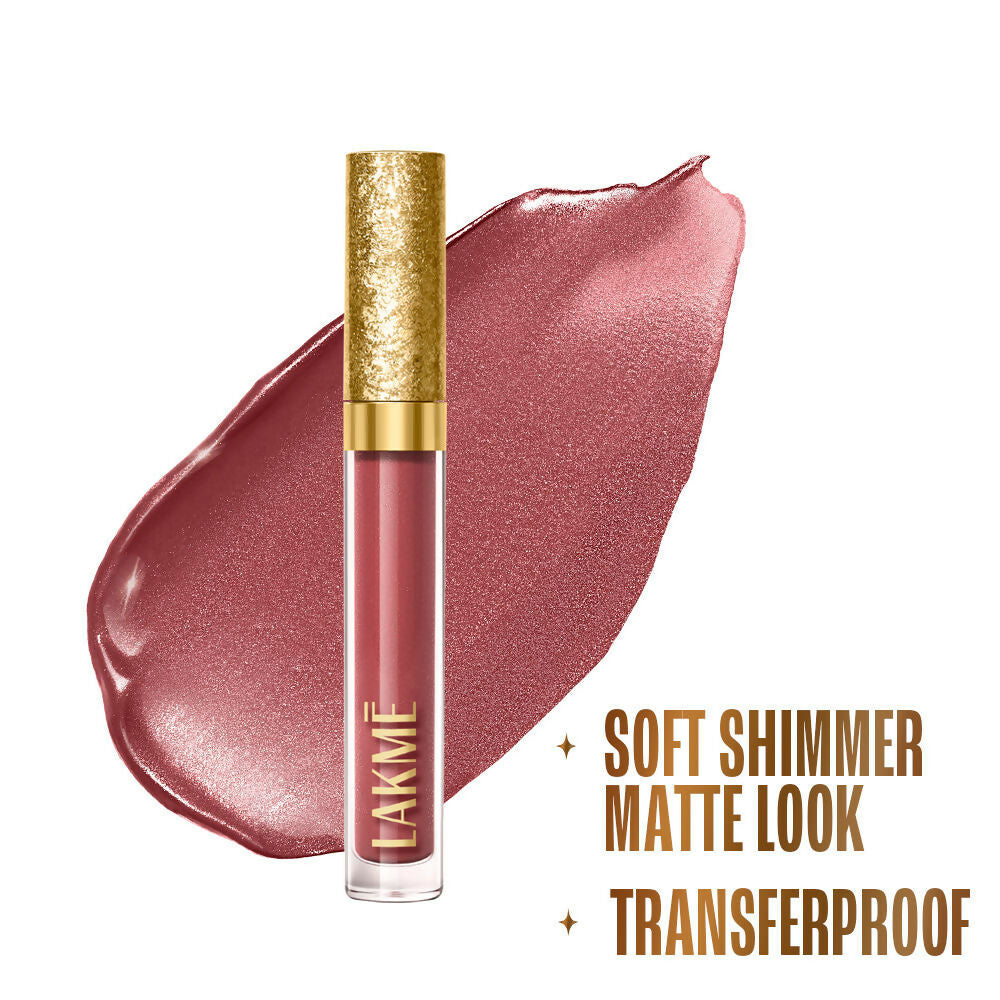 Lakme Be-jewel Shimmer Lip Liquid - Pink Topaz