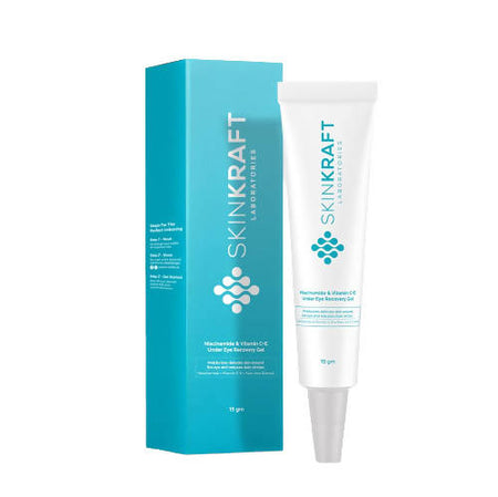SkinKraft Niacinamide & Vitamin C+E Under Eye Recovery Gel