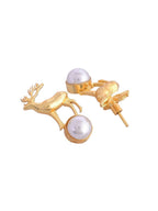 VOJ Women Gold Color stainless steel Earrings - Distacart